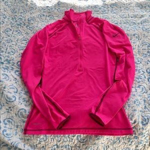 NIKE PRO Hot Pink Dri-Fit Long Sleeve - Size Small